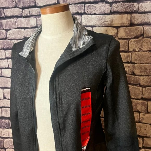 Kirkland Signature Gray & Black Jacket Size M - Picture 2 of 9